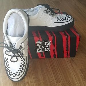 T.U.K White Creeper Sneakers